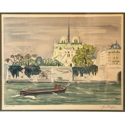 Yves BRAYER (1907-1990) "La Seine et Not