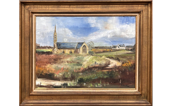 Raymond SCUILLER (Xxème) "Paysage à la c