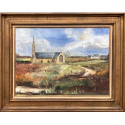 Raymond SCUILLER (Xxème) "Paysage à la c