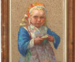 Mary PIRIOU-BAZIN (1881-1956) "Fillette 