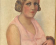 Ecole Française, années 40/50 "Portrait 