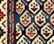 Tapis en laine points noués dans les ton