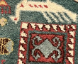 Tapis en laine points noués dans les ton