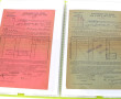 Lot de vieux papiers dont contributions 