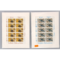 POSTE AERIENNE - Lot de 2 feuillets F61a