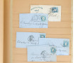 Collection de 169 plis oblitérés XIXe Ce