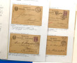 Collection d'entiers postaux suisses ent