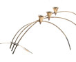 Candélabre design à 3 bras de lumière en