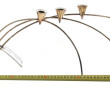 Candélabre design à 3 bras de lumière en