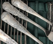 Ménagère de 125 pièces en métal argenté 