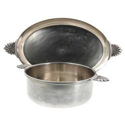 Lot de 2 plats : un plat rond et creux e