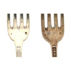 RAVINET DENFERT - Paire de couverts en a