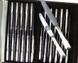 Ménagère modèle Vieux Paris en métal arg