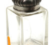 Flacon ancien en verre avec bouchon inté