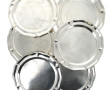 Suite de 6 assiettes de présentation en 