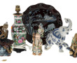 CHINE Xxème - Cheval décoratif en cérami