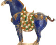 CHINE Xxème - Grand cheval en terre cuit