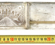 Etui à cigarettes en argent à décor d'un