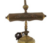 Lampe de bureau ancienne en laiton doré 