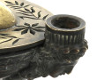 Coupe sur piédouche en forme de lampe à 