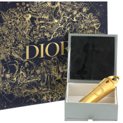 DIOR - Vaporisateur de sac en métal doré