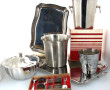 Lot INOX comprenant un légumier couvert 