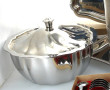 Lot INOX comprenant un légumier couvert 