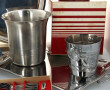 Lot INOX comprenant un légumier couvert 