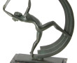 JANLE (XIXè-Xxè) "La danseuse au ruban".