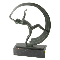 JANLE (XIXè-Xxè) "La danseuse au ruban".