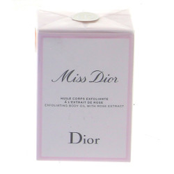 DIOR - "Miss Dior", huile corps exfolian