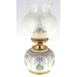 Lampe décorative corps en porcelaine déc