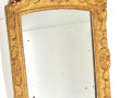 Miroir ancien de style rocaille en bois 
