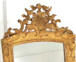 Miroir ancien de style rocaille en bois 