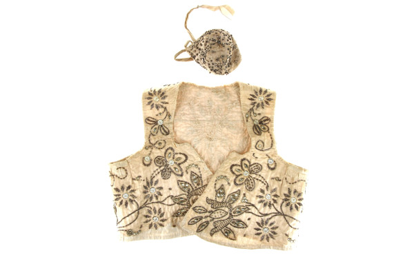 Finistère - Gilet de communiante en soie