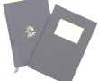 CHRISTIAN DIOR - Carnet gris 15,5 x 10,5
