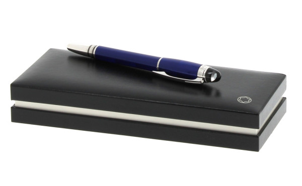 MONTBLANC - Stylo en métal et laque bleu