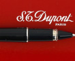 DUPONT - Stylo roller laque noir et méta