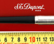 DUPONT - Stylo roller laque noir et méta