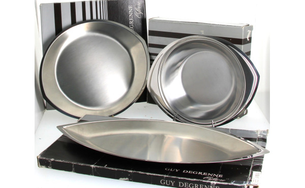 PLATS INOX GUY DEGRENNE. Collection Cosm