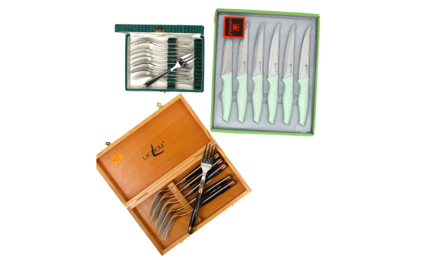 Lot comprenant 6 fourchettes LAGUIOLE en