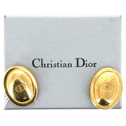 Christian DIOR - Paire de clips d'oreill
