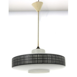 Suspension années 60 en verre, diam. 38 