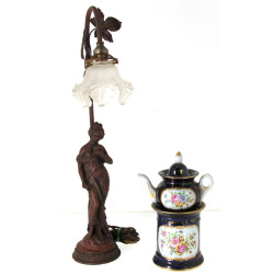 Lampe décorative en résine dans le goût 