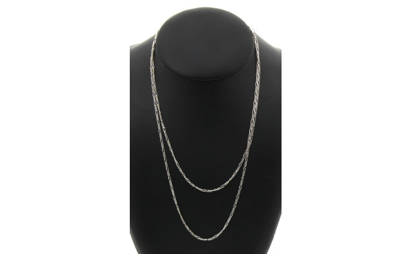 Chaîne en argent 925ème, L 90 cm, poids 