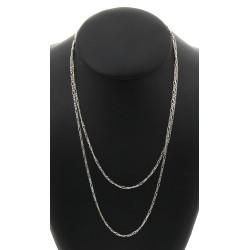 Chaîne en argent 925ème, L 90 cm, poids 