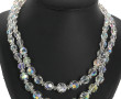 Collier vintage 2 rangs en perles de cri
