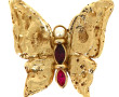 Yves SAINT LAURENT - Grance broche en fo