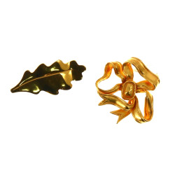 Ines de la Fressange - Deux broches en m