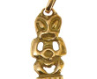Pendentif "Tiki" en or jaune 18 cts, poi